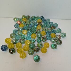 80 Glitterbomb Speckled Marbles Confetti Glass Asian Vacor Star Dust?